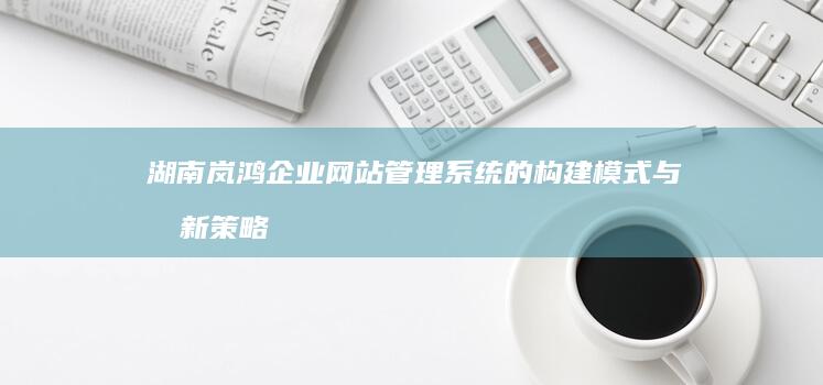 湖南岚鸿企业网站管理系统的构建模式与创新策略